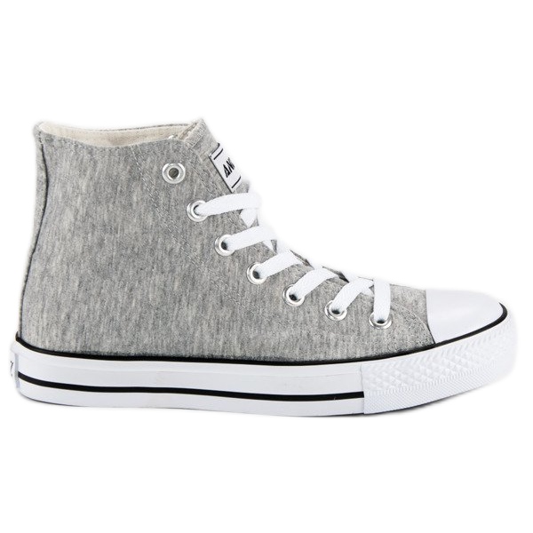 Andy Z Sneakers classiche sopra la caviglia grigio