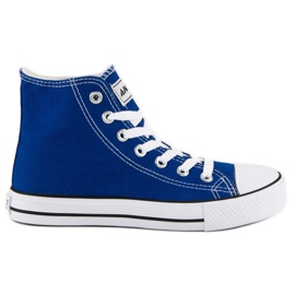 Andy Z Sneakers classiche sopra la caviglia blu