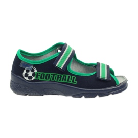 Sandali da bambino Befado 969x078 blu navy verde