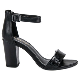VINCEZA Sandali Tacco Alto nero
