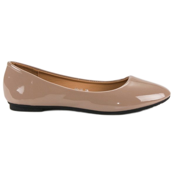 Ch. Creation Ballerine laccate marrone