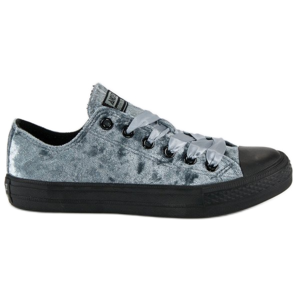 Andy Z Sneakers in velluto grigio