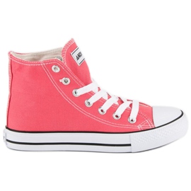 Andy Z Sneakers classiche sopra la caviglia rosa