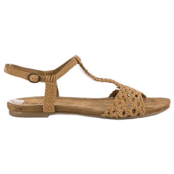 Corina Sandali bassi in tessuto marrone