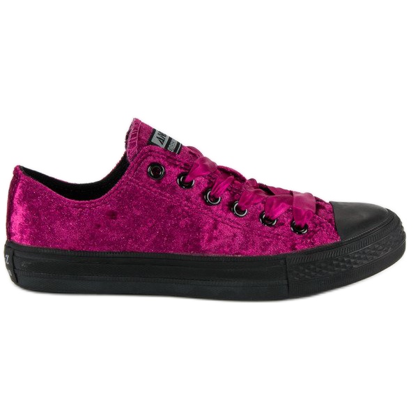 Andy Z Sneakers in velluto fucsia rosa