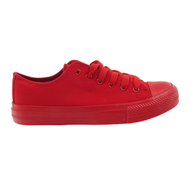DK Scarpe da ginnastica rosse legate rosso
