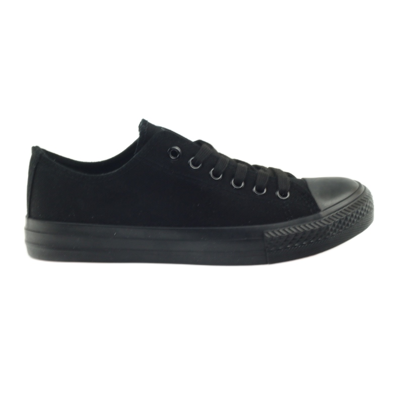 DK Scarpe da ginnastica nere legate nero