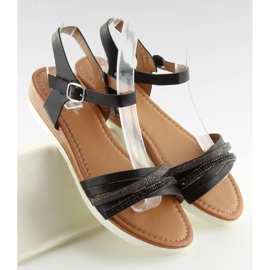 Sandali neri da donna 620-29 neri nero