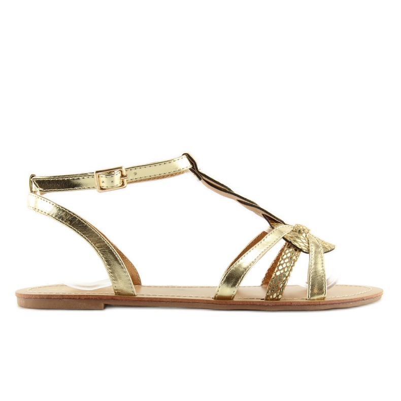Sandali da donna gold shine gold 758 gold d'oro