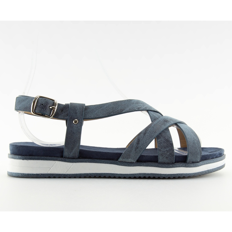 Sandali da donna molto comodi blu navy 1499 Navy