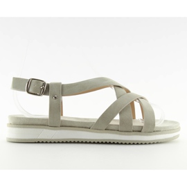 Sandali da donna grigi molto comodi 1499 Grey grigio
