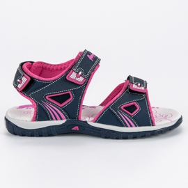 American Club Velcro sandali americani blu