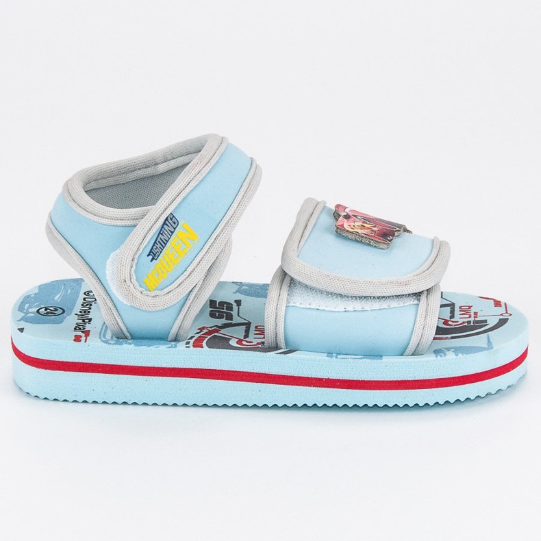 Sandali in velcro blu