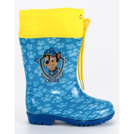 Wellingtons con pattuglia canina costola blu