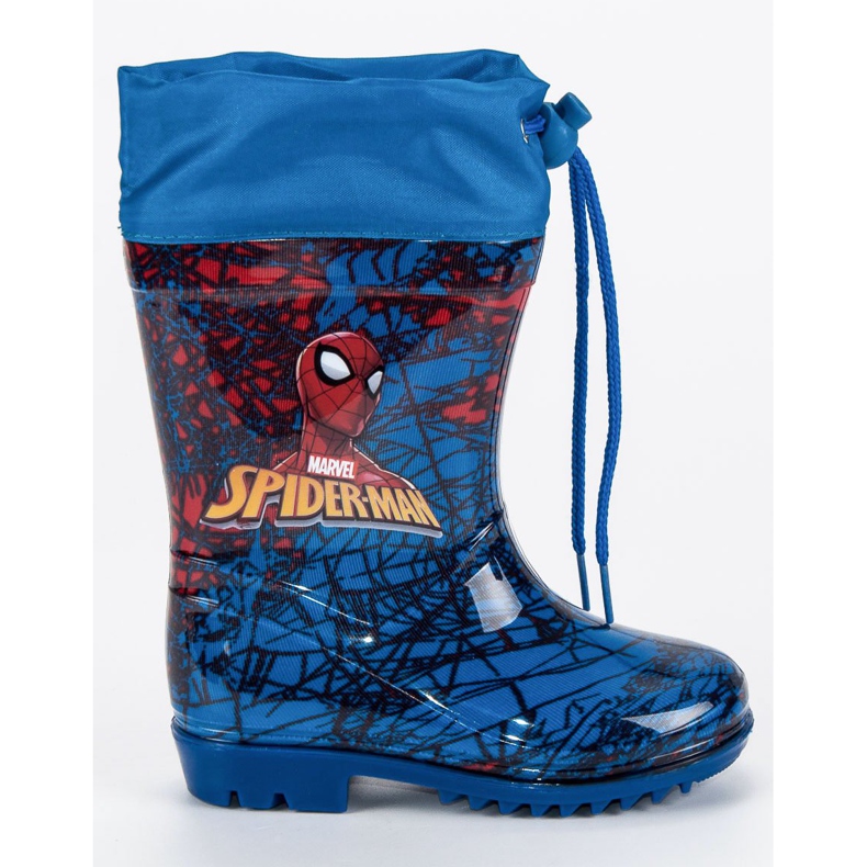 Wellingtons con coulisse SPIDER-MAN blu