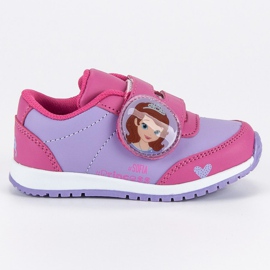 Sneakers Velcro Her Highness Zosia viola rosa