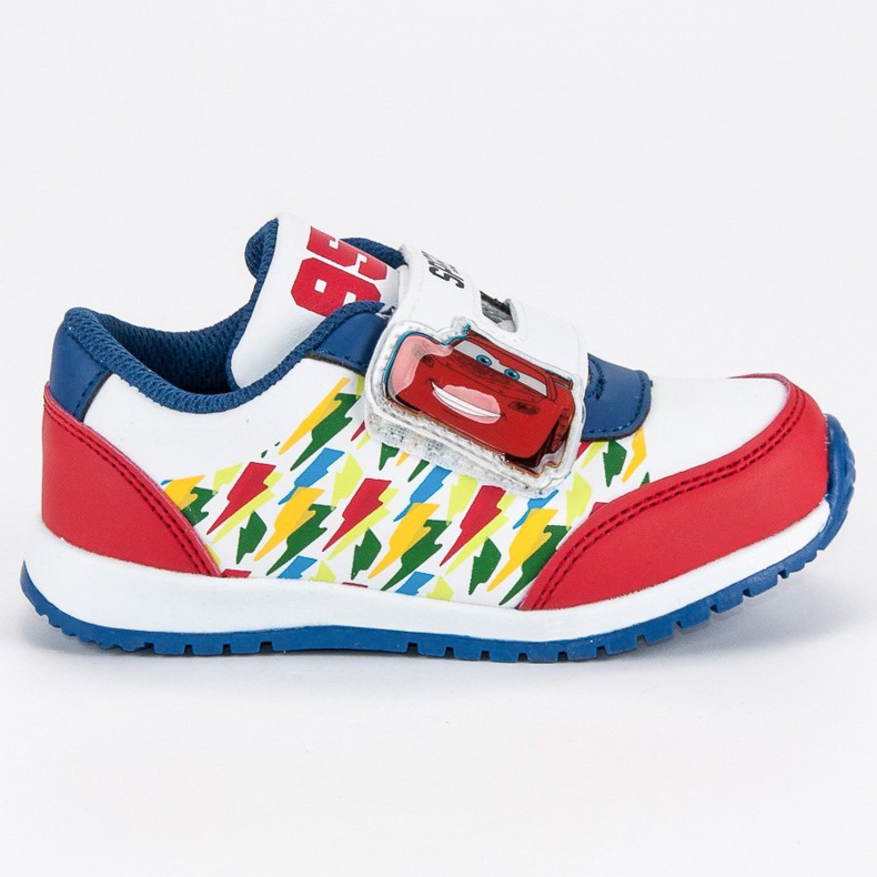 Sneaker in velcro per auto multicolore