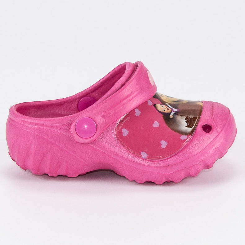 Pantofole di gomma masha e l'orso rosa