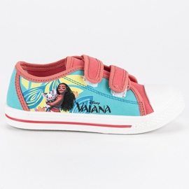 Sneakers Velcro Vaiana blu rosa