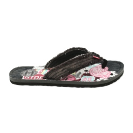 Jeans Big Star 274A124 infradito nero multicolore