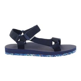 Sandali in tessuto Big Star blu navy
