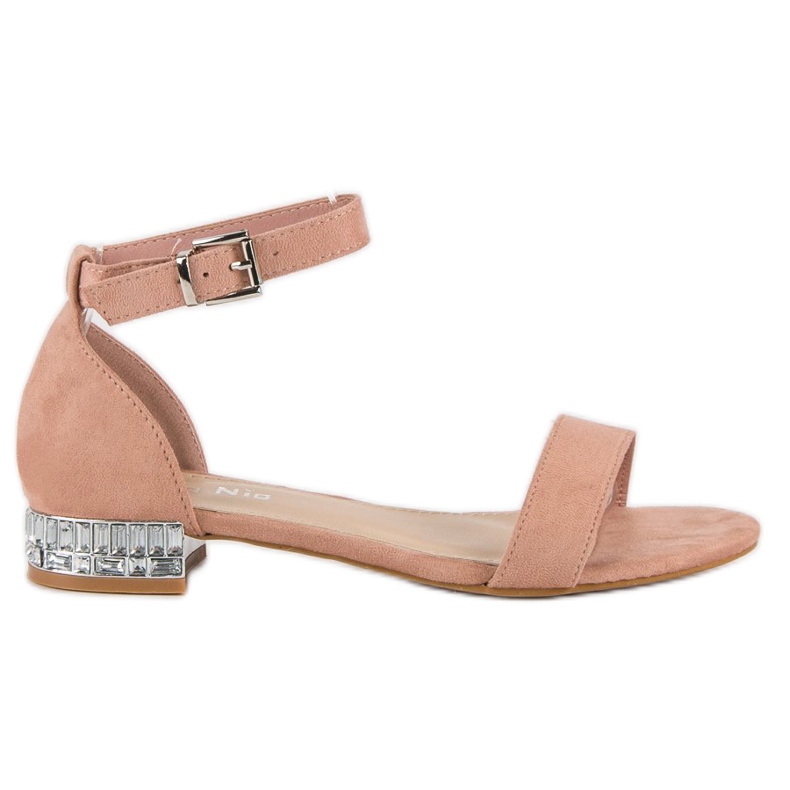 Nio Nio Sandali eleganti in camoscio rosa