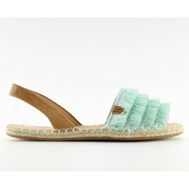 Espadrillas in stile caraibico Mint 8413 Mint verde