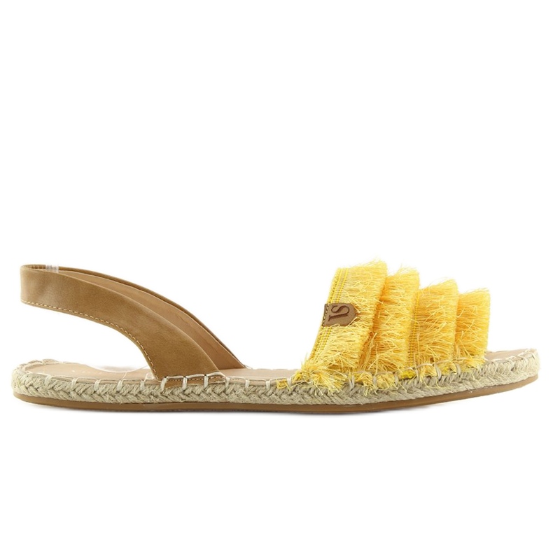 Espadrillas stile caraibico giallo 8413 giallo
