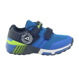 American Club Scarpe sportive americane ADI per bambini 16687 blu verde blu navy