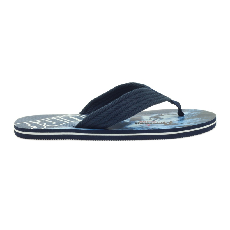 American Club Infradito da uomo americano SURF blu navy