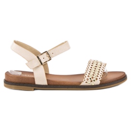 Licean Sandali beige eleganti