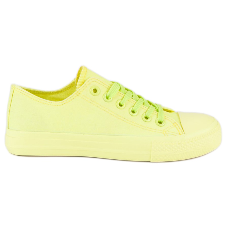 SHELOVET Sneakers Gialle Sulla Rilegatura giallo