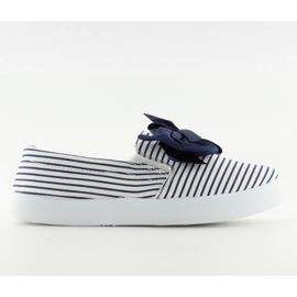 Slip da marinaio bianco B860 blu navy