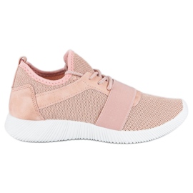 Scarpe sportive slip-on rosa