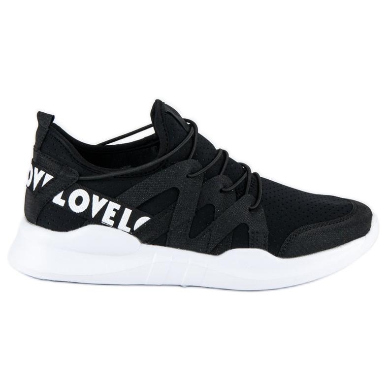 Scarpe sportive alla moda bianca nero