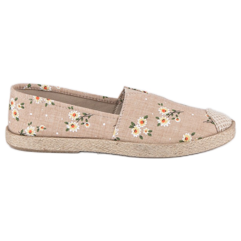 Vices Espadrillas con vizi floreali marrone