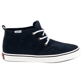 Andy Z Sneakers alla caviglia in camoscio blu