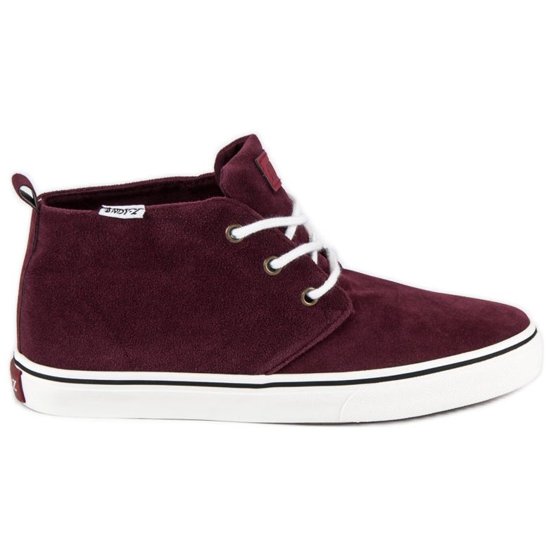 Andy Z Sneakers alla caviglia in camoscio rosso