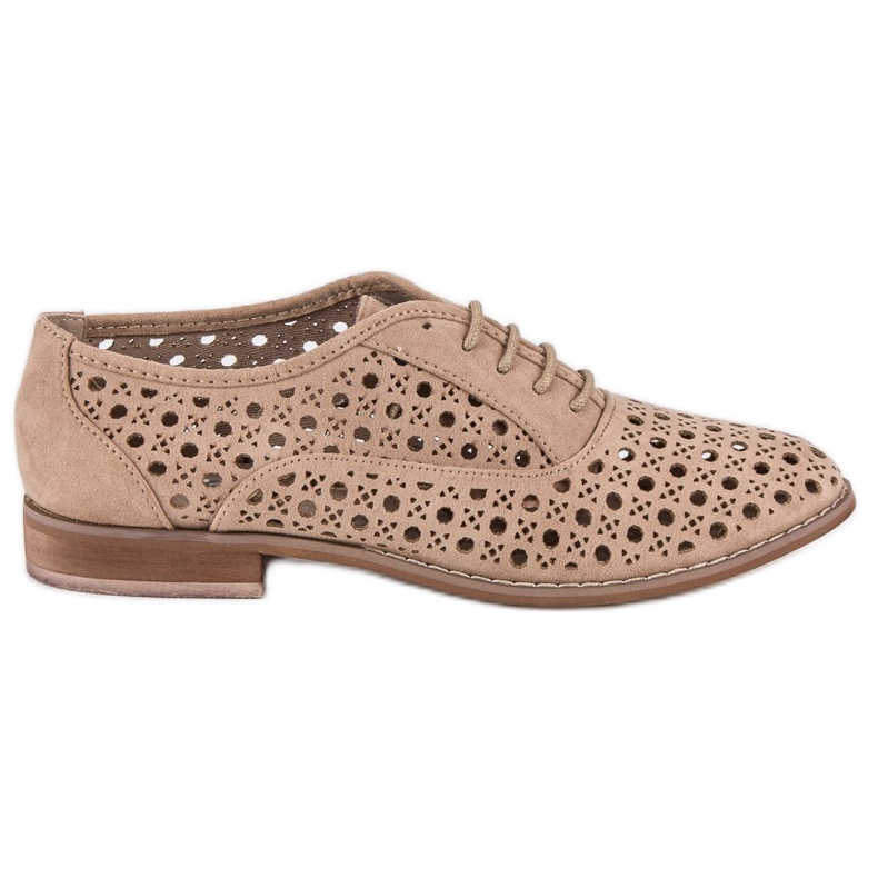 Corina Scarpe traforate con rilegatura grigio