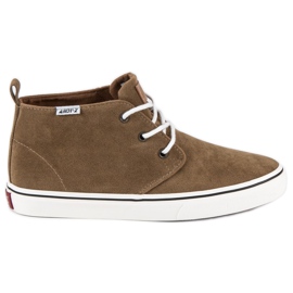Andy Z Sneakers alla caviglia in camoscio marrone