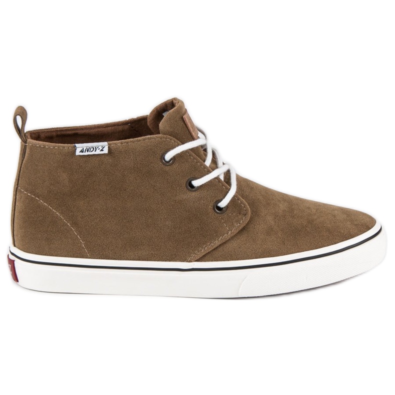 Andy Z Sneakers alla caviglia in camoscio marrone