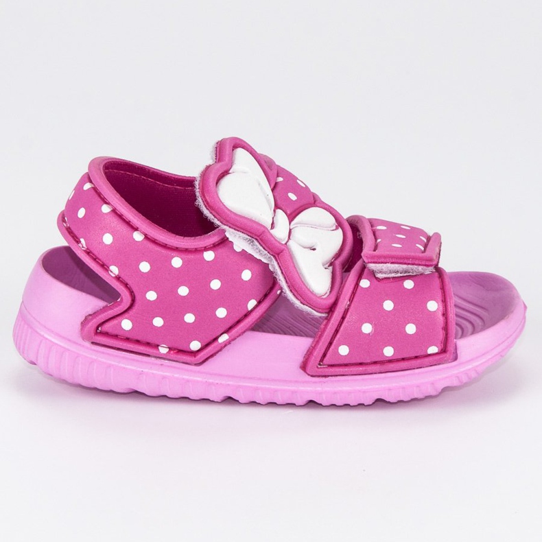 American Club Sandali a pois americani rosa