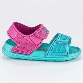 American Club Velcro sandali americani verde