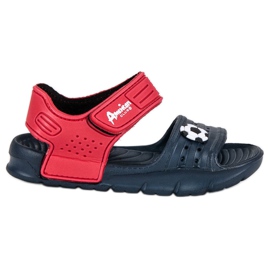 American Club Sandali per ragazzo americano blu
