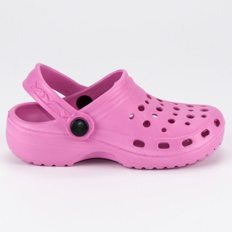 Pantofole di gomma rosa