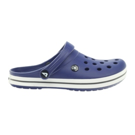 American Club Sandali con zoccoli Crocs blu navy
