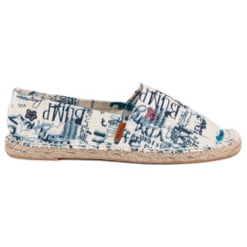 McKey Espadrillas alla moda bianco blu blu navy