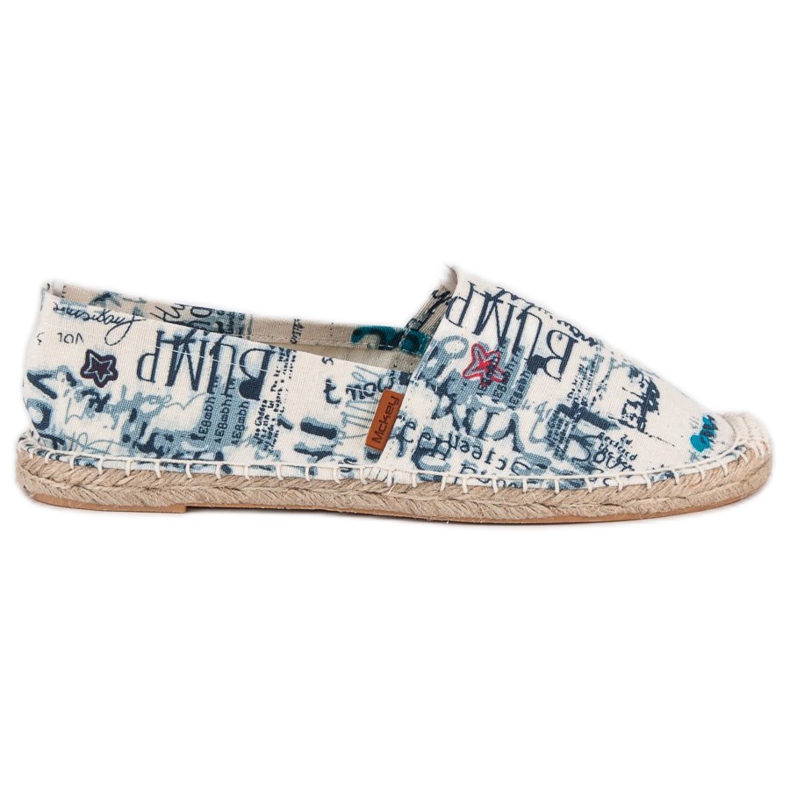 McKey Espadrillas alla moda bianca blu blu navy