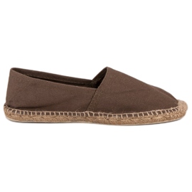 Espadrillas marroni marrone multicolore