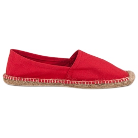 Espadrillas rosse rosso